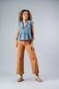 Imagen de Blusa Denim Estilo Peplum