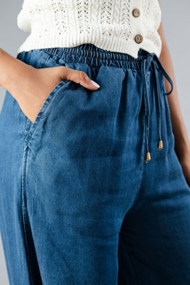 Imagen de Pantalon En Denim, Elastico Cintura