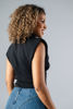 Imagen de Blusa Cuello Alto Con Hombreras