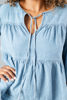 Imagen de Blusa En Denim Manga 3/4