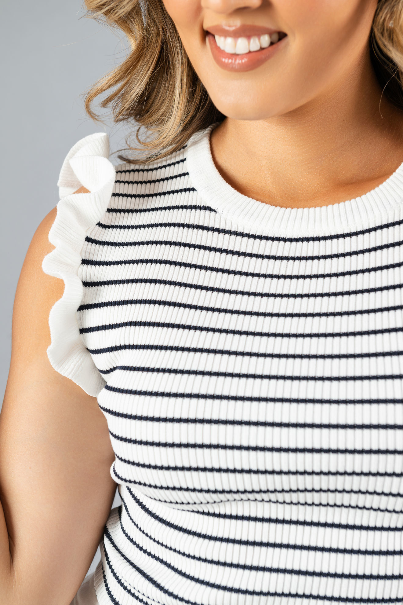 Imagen de Blusa Rayas Vuelo Mangas