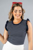 Imagen de Blusa Rayas Vuelo Mangas