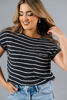 Imagen de Blusa En Rayas Cuello  Ojal