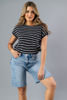 Imagen de Blusa En Rayas Cuello  Ojal