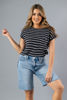 Imagen de Blusa En Rayas Cuello  Ojal
