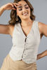 Imagen de Blusa Estilo Chaleco En Rayitas