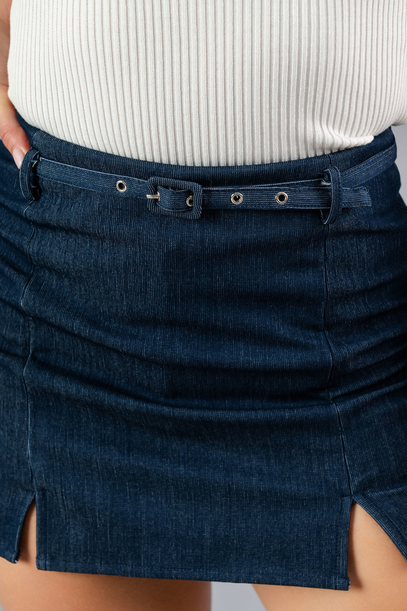 Imagen de Skort Faja Denim     ( Exclusiva Pagina)