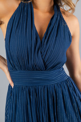 Imagen de Vestido Manta Halter Brillo  ( Exclusivo Pagina)