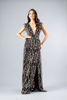 Imagen de Maxi Dress Cuello V Profundo Brillo