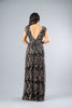 Imagen de Maxi Dress Cuello V Profundo Brillo