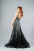 Imagen de Maxi Dress Tirante Brillo, Falda Tull