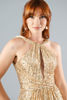 Imagen de Maxi Dress Halter Lentejuelas