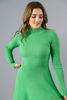 Imagen de Vestido Manga Larga,Cuello Alto