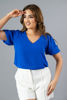 Imagen de Blusa Cuello V, Manga Ballon