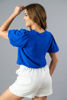 Imagen de Blusa Cuello V, Manga Ballon