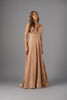 Imagen de Vestido Brillo Tirante, Abertura Falda (Exclusivo Pagina)