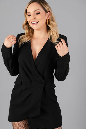 Imagen de Vestido Manga Larga Cruzado