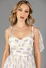 Imagen de Vestido En Organza      Estampado    ( Exclusivo Pagina)