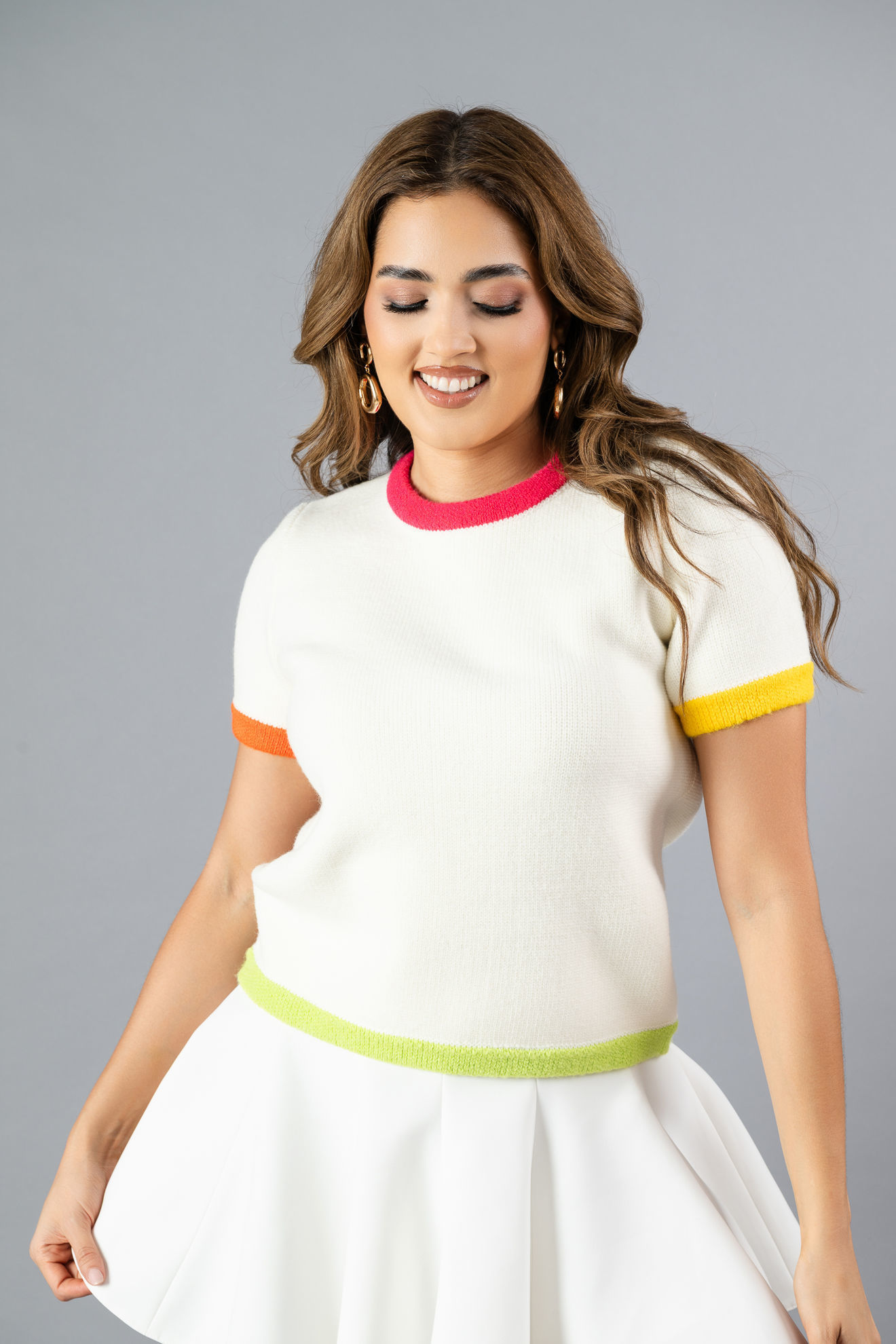 Imagen de Blusa Sweater Color Block