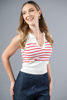 Imagen de Blusa Tejida Rayas Sin Mangas