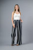 Imagen de Pantalon En Rayas Pierna Recta, Elastico Cintura