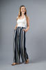 Imagen de Pantalon En Rayas Pierna Recta, Elastico Cintura