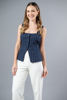 Imagen de Blusa En Rayas Cuello Cuadrado Botones