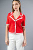 Imagen de Blusa Tejida Cuello, Detalle Contraste
