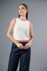 Imagen de Blusa Tejida Detalle Contraste Color, Sin Mangas