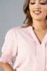 Imagen de Blusa Cuello V, Manga Elastico