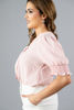 Imagen de Blusa Cuello V, Manga Elastico