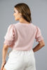 Imagen de Blusa Cuello V, Manga Elastico