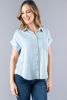 Imagen de Camisera Denim En Rayas Manga Corta