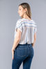 Imagen de Blusa Cuello Chino En Rayas