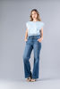 Imagen de Straight Leg, High Rise Jeans, Pretina Ancha