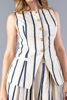 Imagen de Blusa Estilo Chaleco, En Rayas
