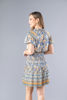 Imagen de Vestido Estampado Cuello V Con Mangas
