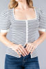 Imagen de Blusa En Rayas mangas Ballon