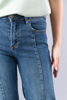 Imagen de Straight Leg, High Rise Jeans, Detalle Costura Frente