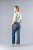 Imagen de Straight Leg, High Rise Jeans, Detalle Costura Frente