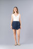 Imagen de Falda Short En Rayas, Detalle Botones