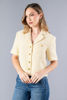 Imagen de Saquito En Tweed, Botones, Cuello, Manga Corta