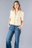 Imagen de Saquito En Tweed, Botones, Cuello, Manga Corta