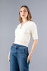 Imagen de Blusa Tejida Cuello, Manga Al Codo