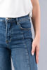 Imagen de Straight Leg, High Rise Jeans, Detalle Costura Frente