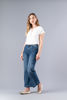 Imagen de Straight Leg, High Rise Jeans, Detalle Costura Frente