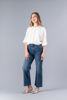 Imagen de Straight Leg, High Rise Jeans, Detalle Costura Frente