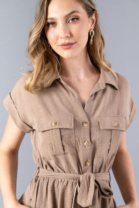 Imagen de Vestido Camisero Con Bolsillos