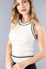 Imagen de Blusa Tejida Detalle Contraste