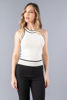 Imagen de Blusa Tejida Detalle Contraste